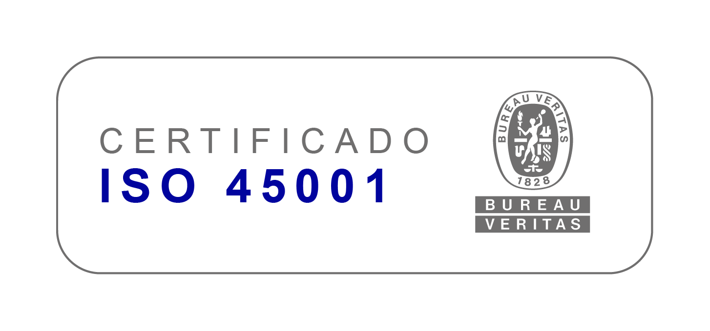 Selo de certificação ISO 45001